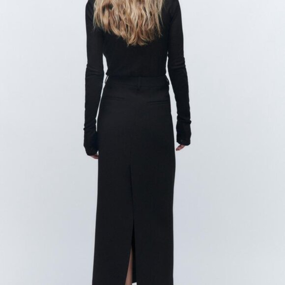 Zara Wool Blend Skirt, Limited Edition. Black. EUC. Size XL. - Picture 6 of 12